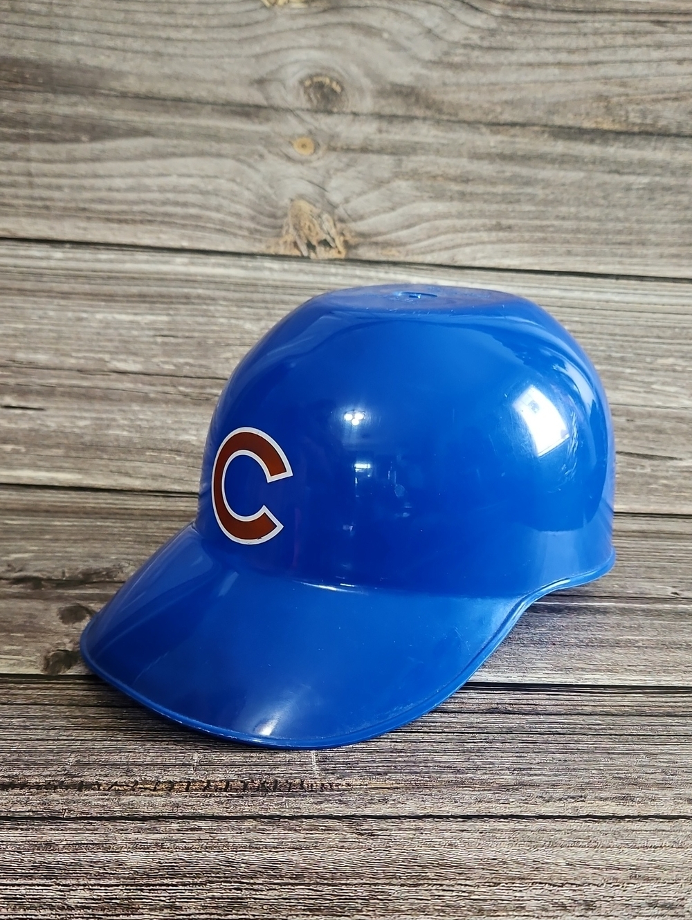 SALE! Chicago Cubs Large Plastic Blue Baseball Helmet